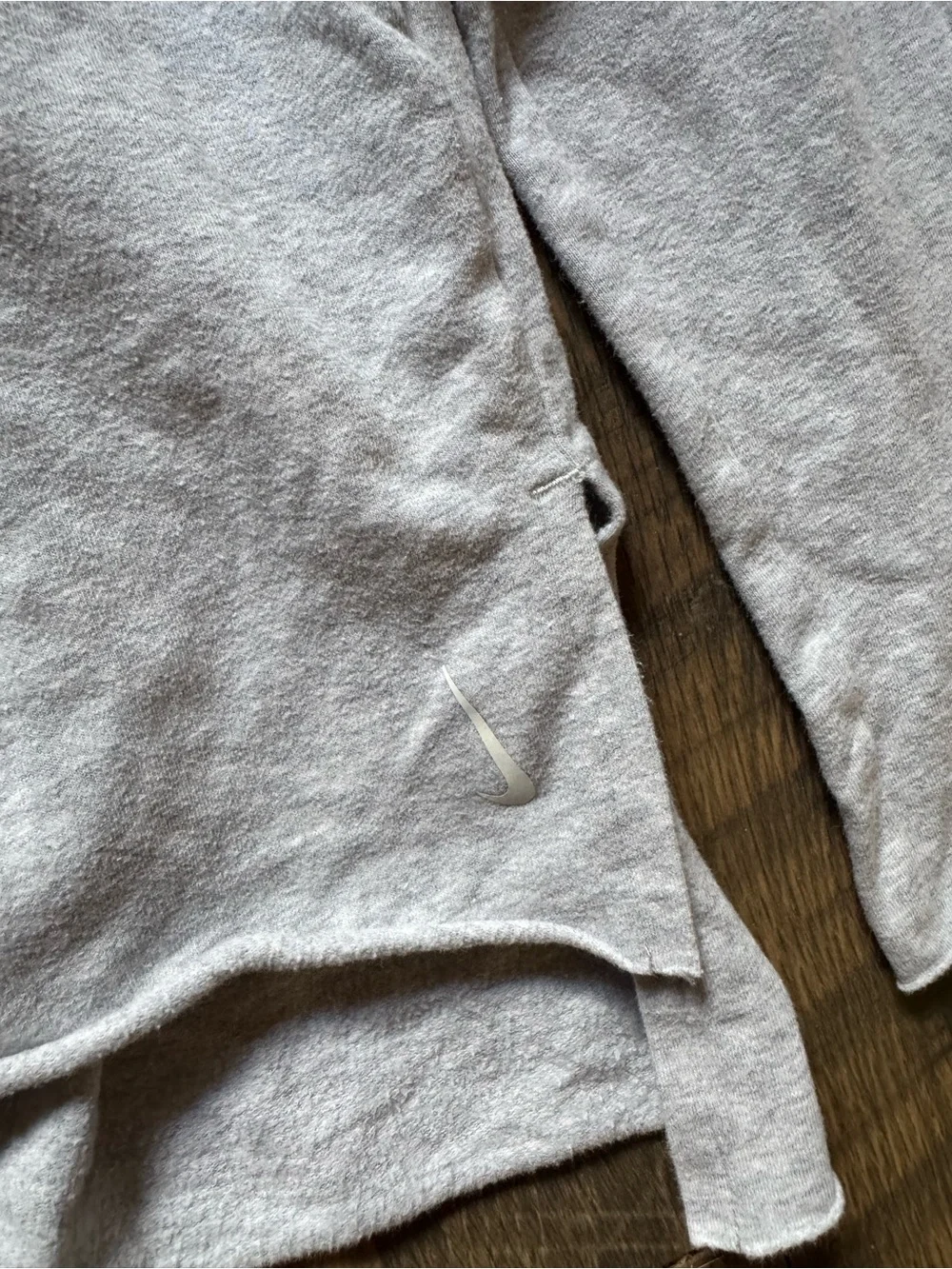 Nike Light Gray Women's Cowl Neck Sweatshirt